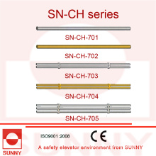 Pasamanos para cabina de ascensor con marco de acero inoxidable (SN-CH-701)